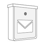 Mailboxes white